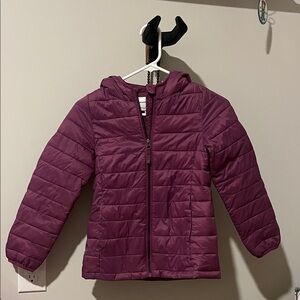 Amazon Essentials Kids' Plum Puffer Jacket